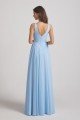 Sleeveless Cowl Chiffon A-Line Bridesmaid Dress UK