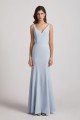 Double V-Neck Strappy Mermaid Bridesmaid Dress UK