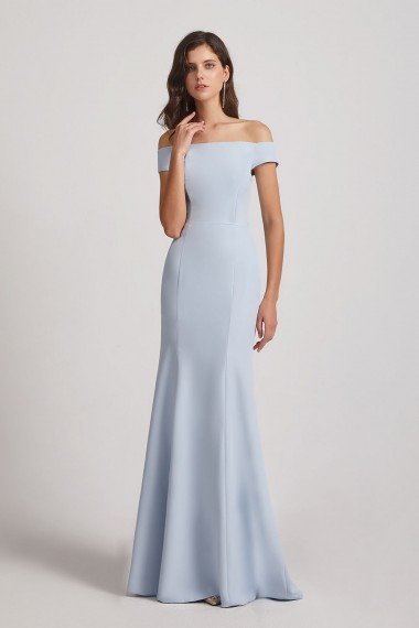 Floor Length Off The Shoulder Mermaid Bridesmaid Dress UK