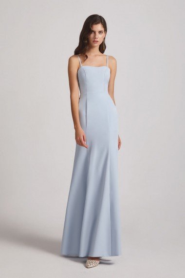 Trumpet Spaghetti Straps Sweetheart Bridesmaid Dress UK