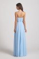 Ruffled Halter Neckline A-Line Skirt Slit Bridesmaid Dress UK