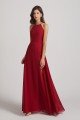 Halter Chiffon Maxi Dress with Side Slit UK