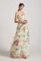 Floral Bridesmaid Dress with Strapless Sweetheart UK