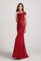 Spaghetti Straps Satin Floor Length Cold Shoulder Bridesmaid Dress UK