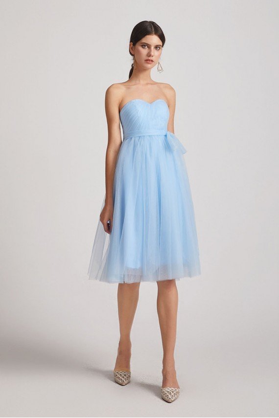 Short Tulle Sweetheart Bridesmaid Dress UK