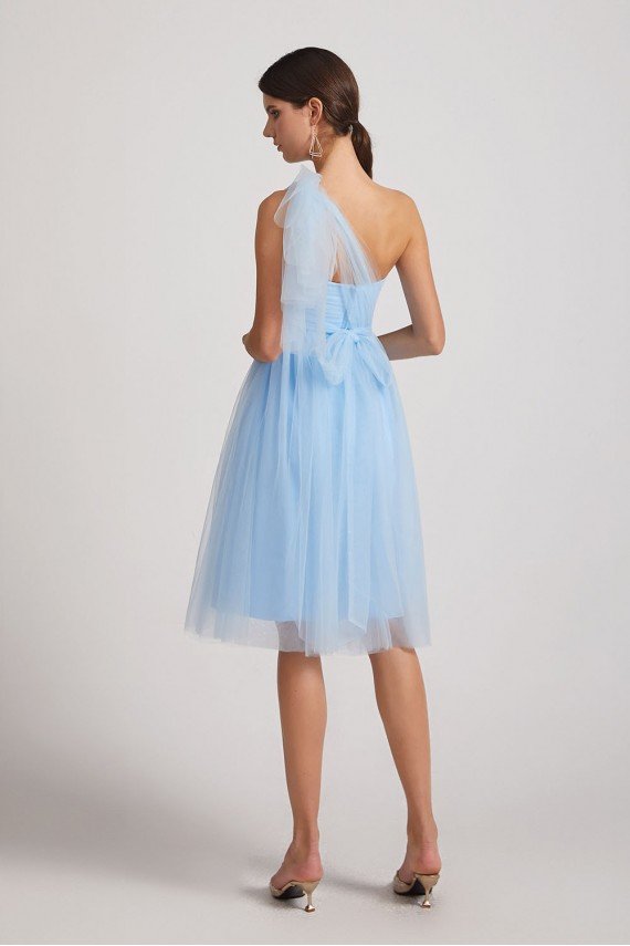 Short A-Line Tulle Sweetheart Bridesmaid Dress UK