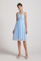A-Line Short Tulle Sweetheart Bridesmaid Dress UK
