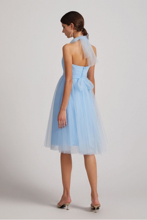 A-Line Short Tulle Sweetheart Bridesmaid Dress UK