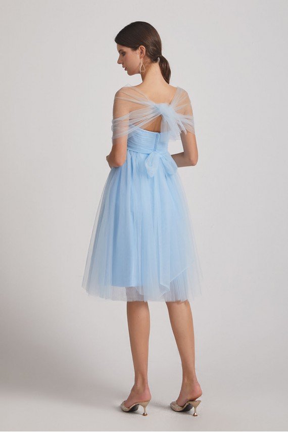 Short  Tulle Sweetheart Bridesmaid Dress UK