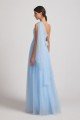 Strapless Sweetheart Long Tulle Bridesmaid Dress UK