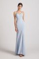 V-Neck Spaghetti Straps Trumpet Maxi Dress UK