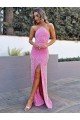 Sheath Halter Sleeveless Long Floor Length Velvet Sequin Prom Dress UK